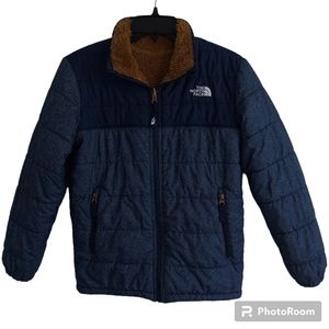 The North Face Boys full zip sherpa linded jacket size M